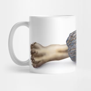 Black Morel Illustration Mug